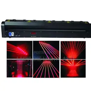 8 Eye Red Sweep Beam Laser Bar Light
