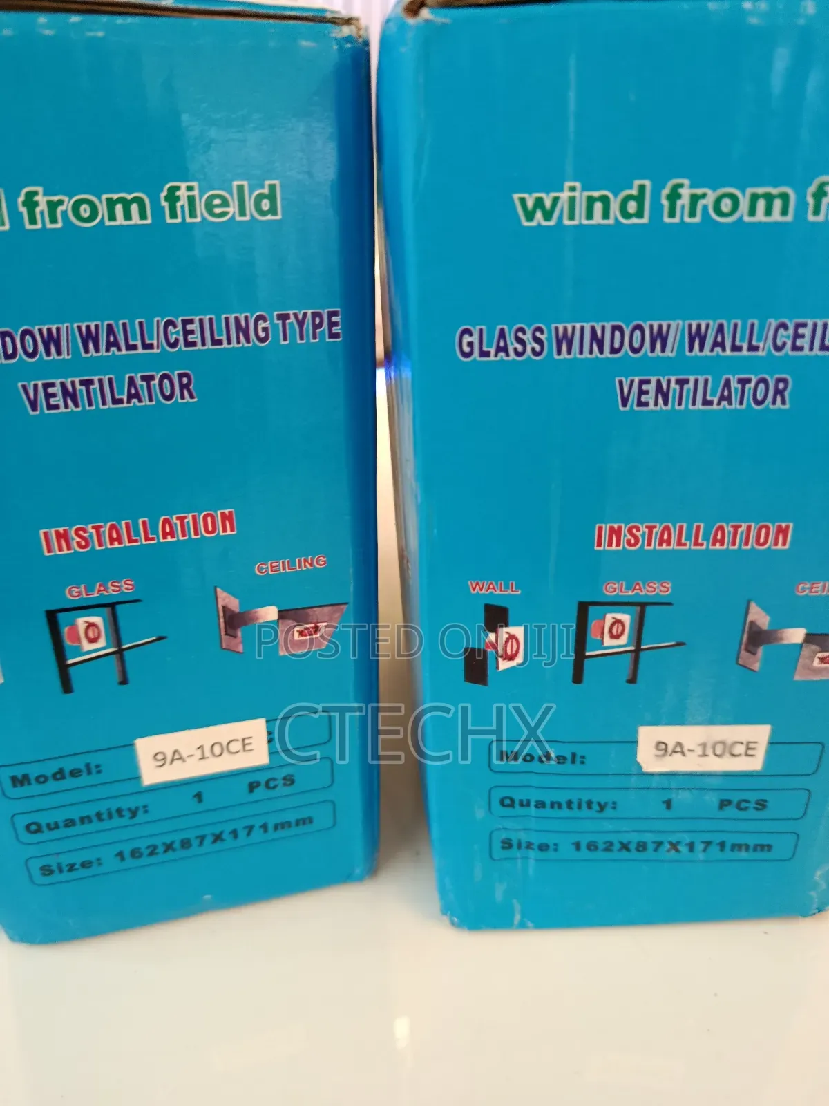 Hon Guan 4 Inch Pull Cord Bathroom/Kitchen Extractor Fan