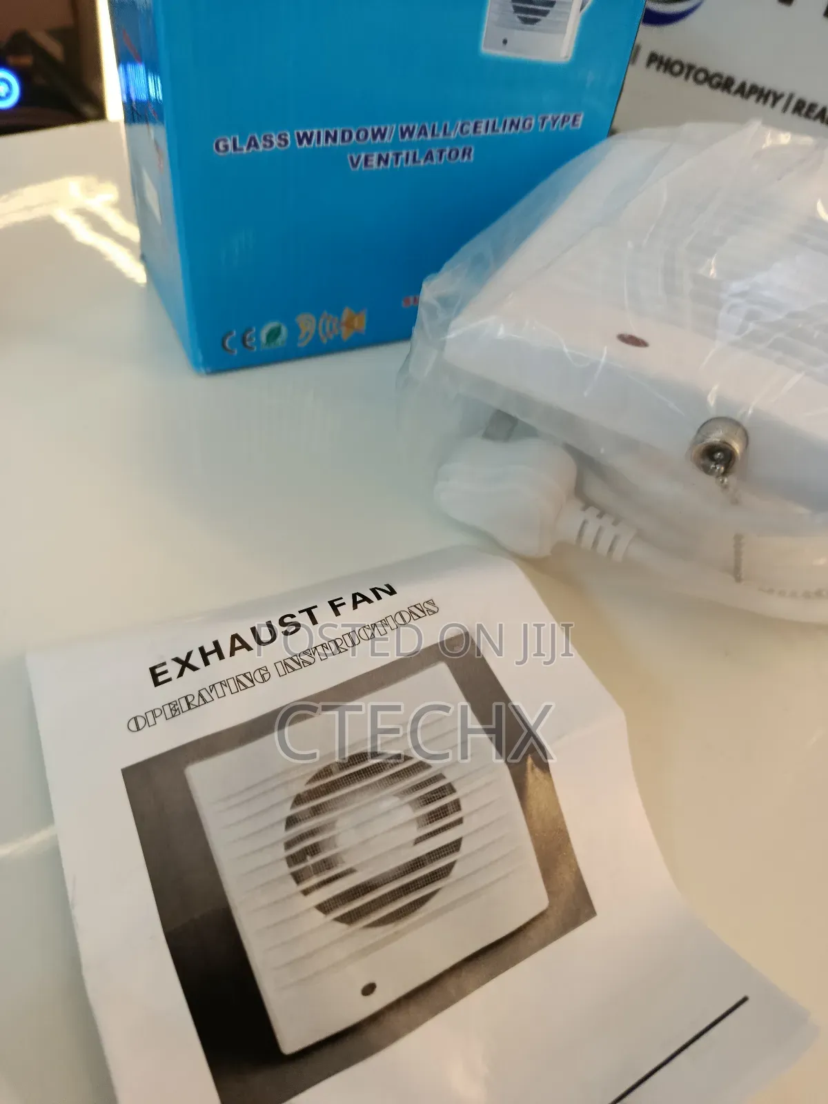 Hon Guan 4 Inch Pull Cord Bathroom/Kitchen Extractor Fan