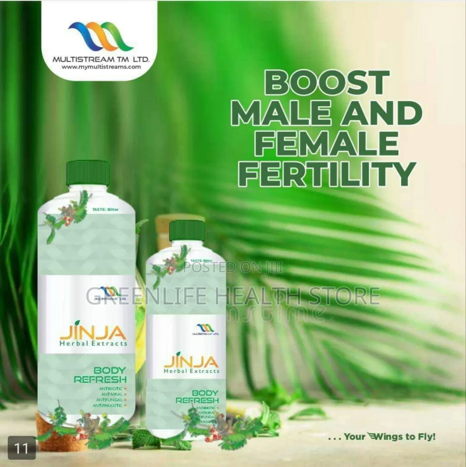 Jinger Herbal Extracts Body Refresh X750ml