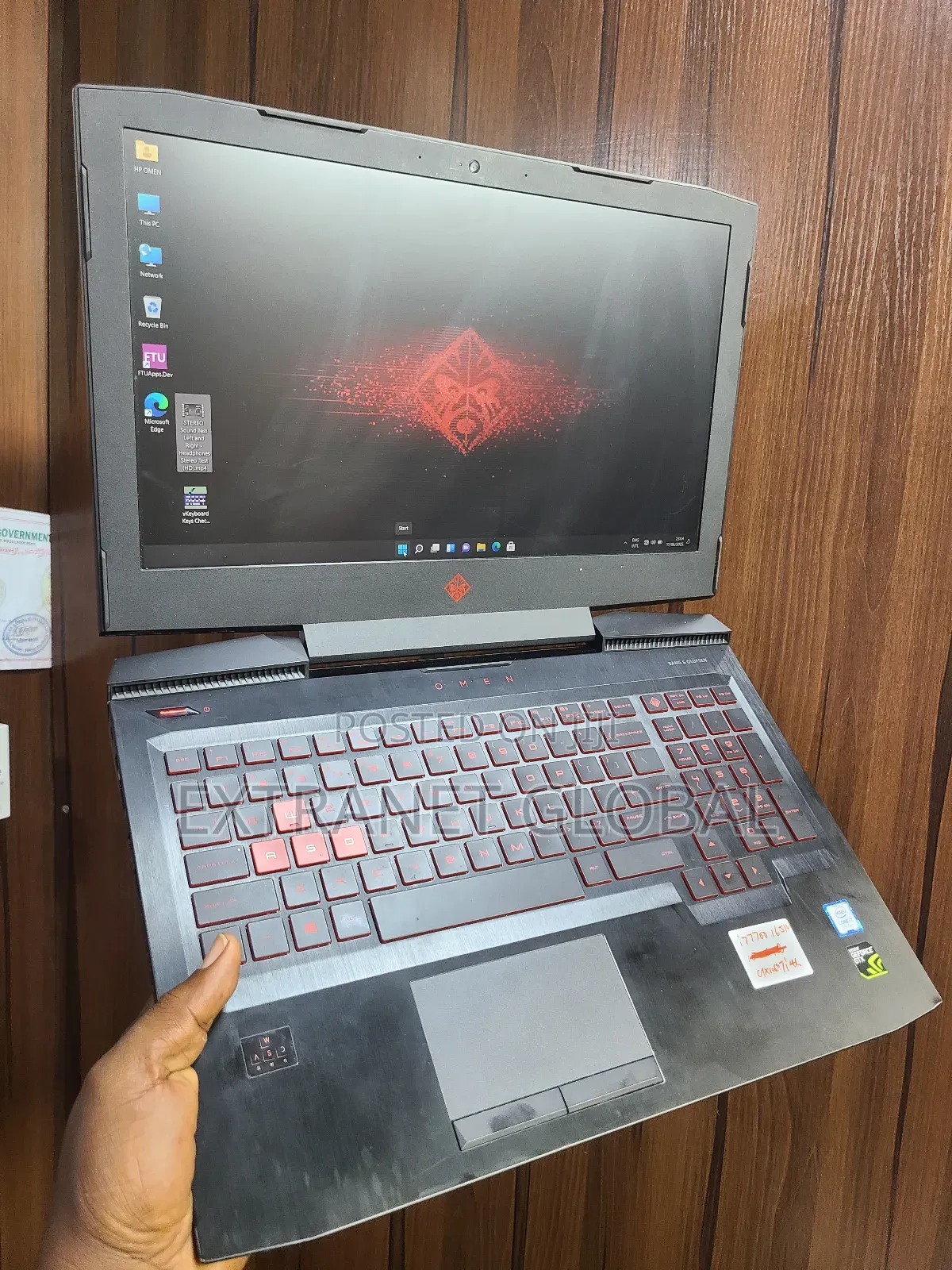Laptop HP Omen 15-ce0xx 16GB Intel Core i7 SSD 512GB