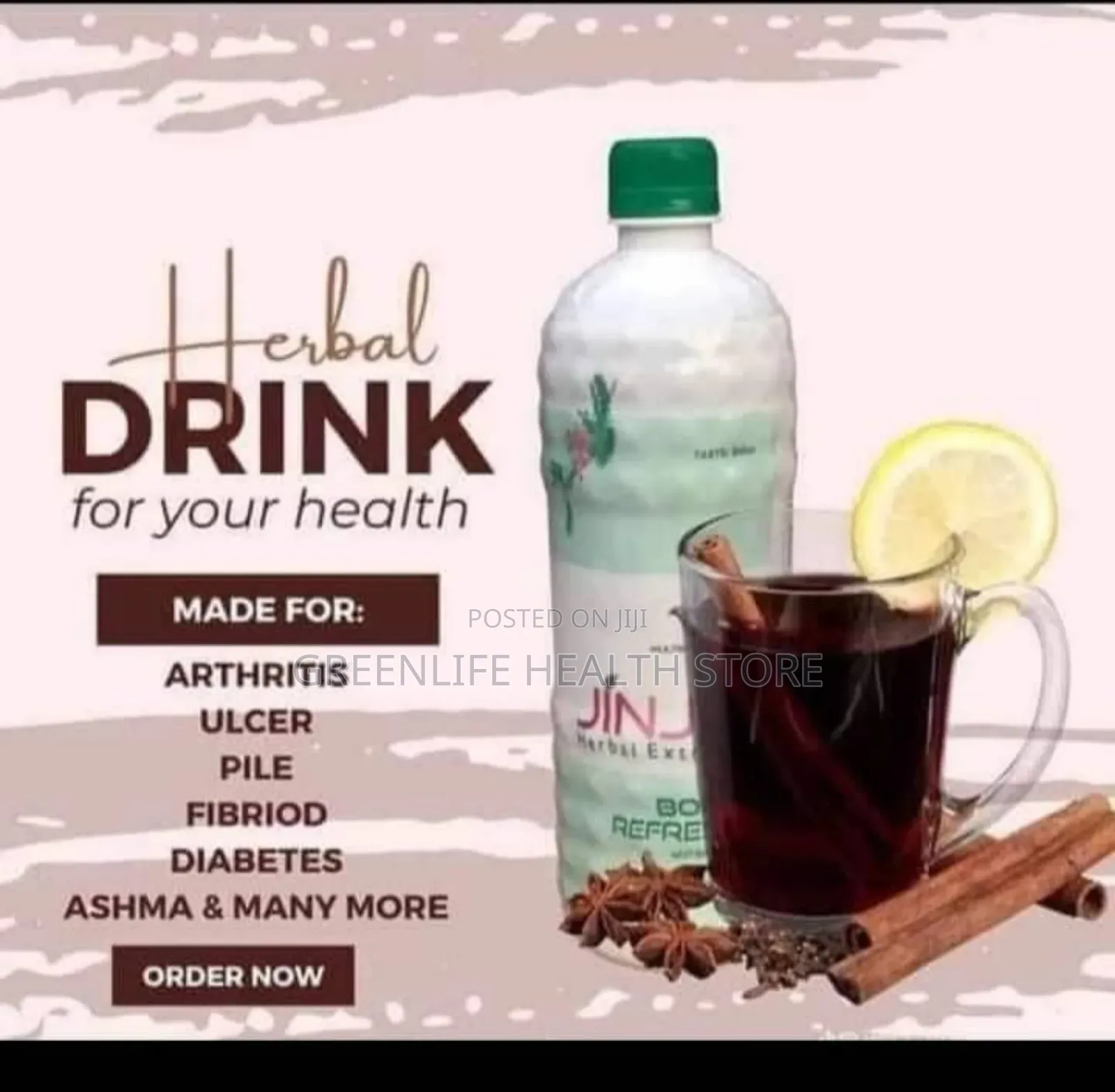 Jinger Herbal Extracts Body Refresh X350ml