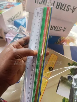 Plastic and Metal Ruler