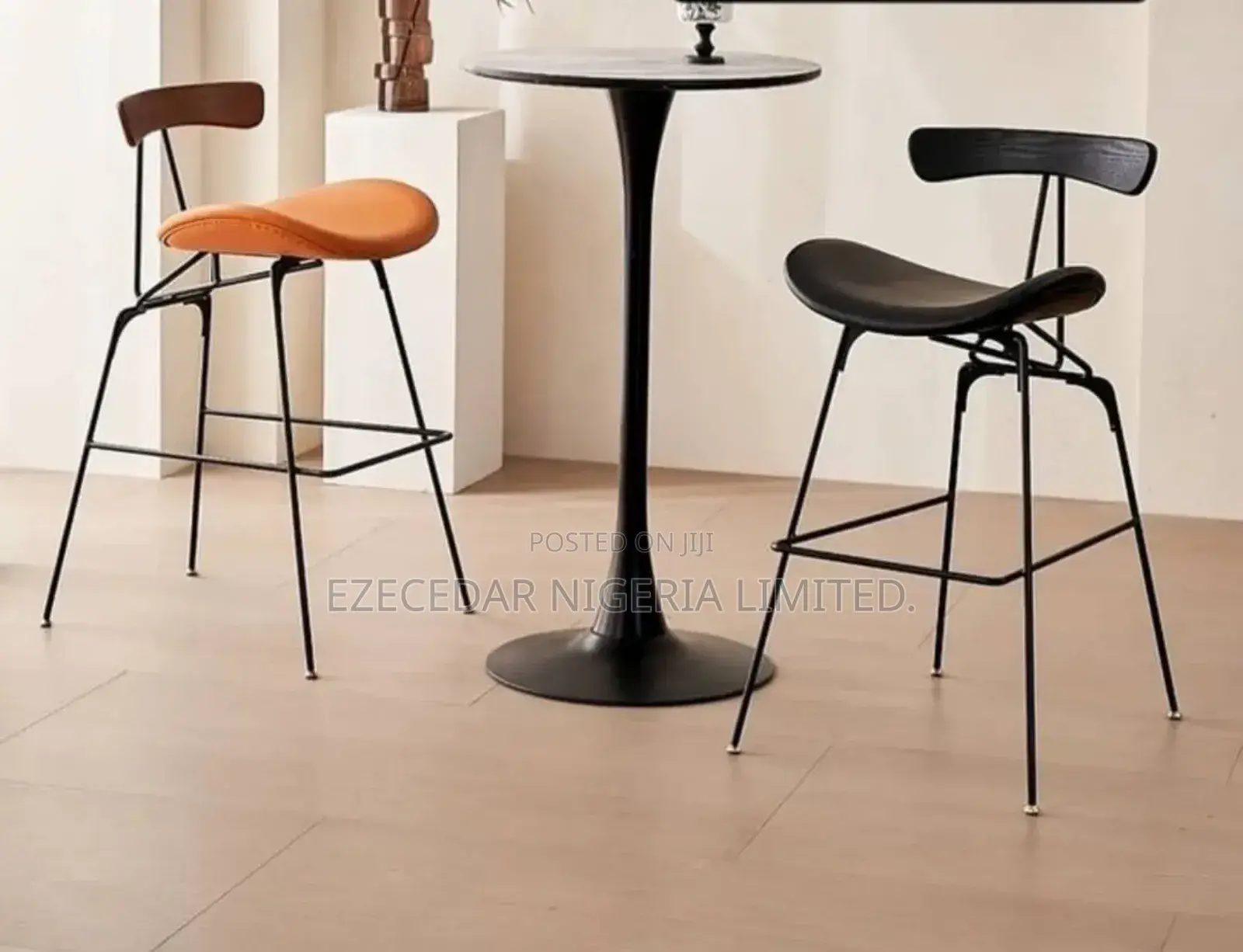 Bar Stool With a Table 