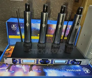MRT 9450 Marktone Usa 4in1 Selectable Frequency Wireless Mic System