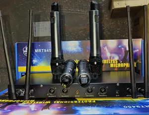 MRT 9450 Marktone Usa 4in1 Selectable Frequency Wireless Mic System