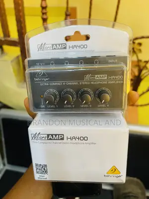 4 Channels Behringer Microphone Amp