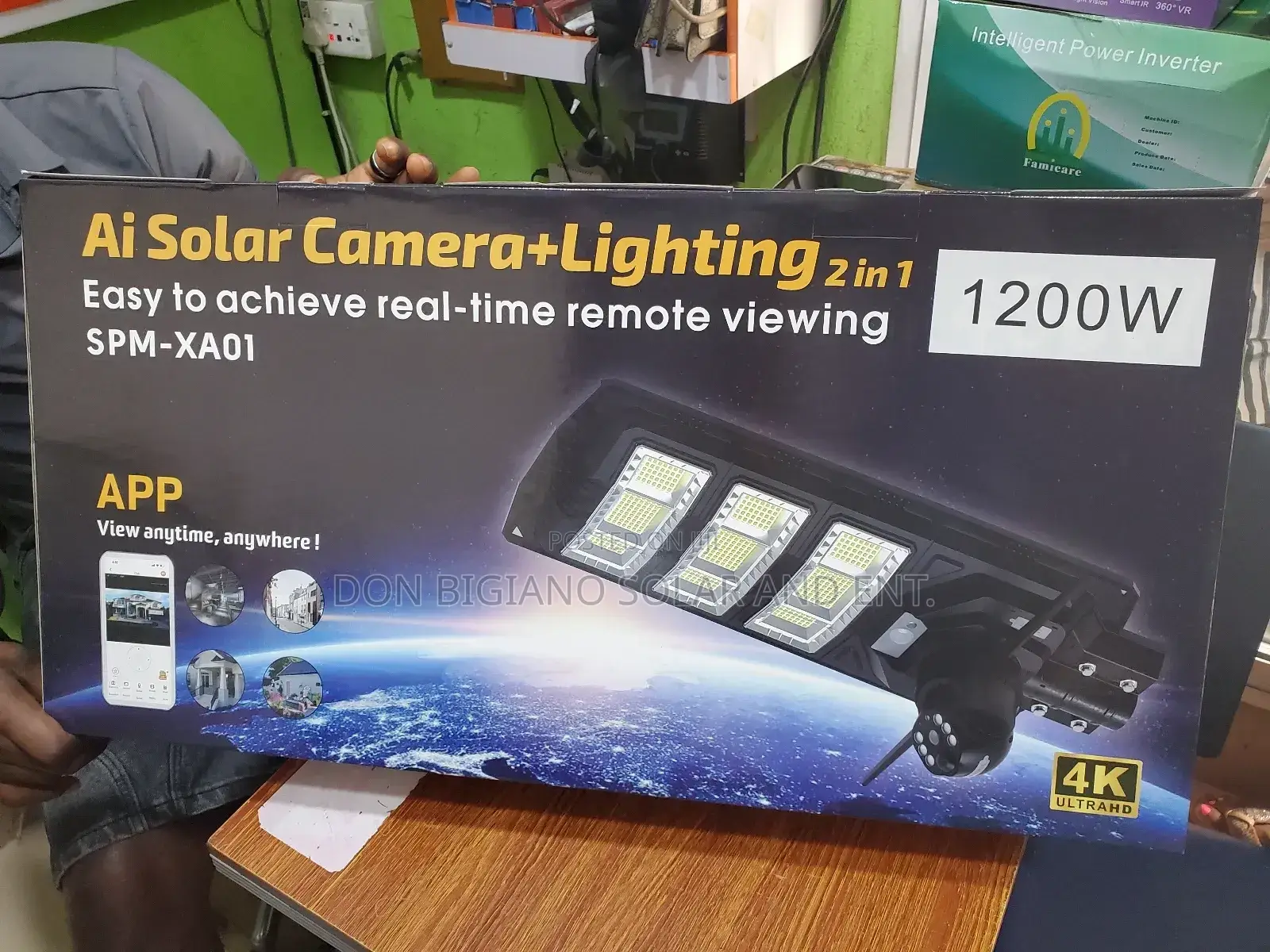 Ai Solar Camera+Lightning 2 in 1