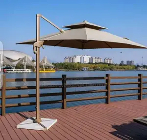 Unique Outdoor Umbrella With Solar Light.