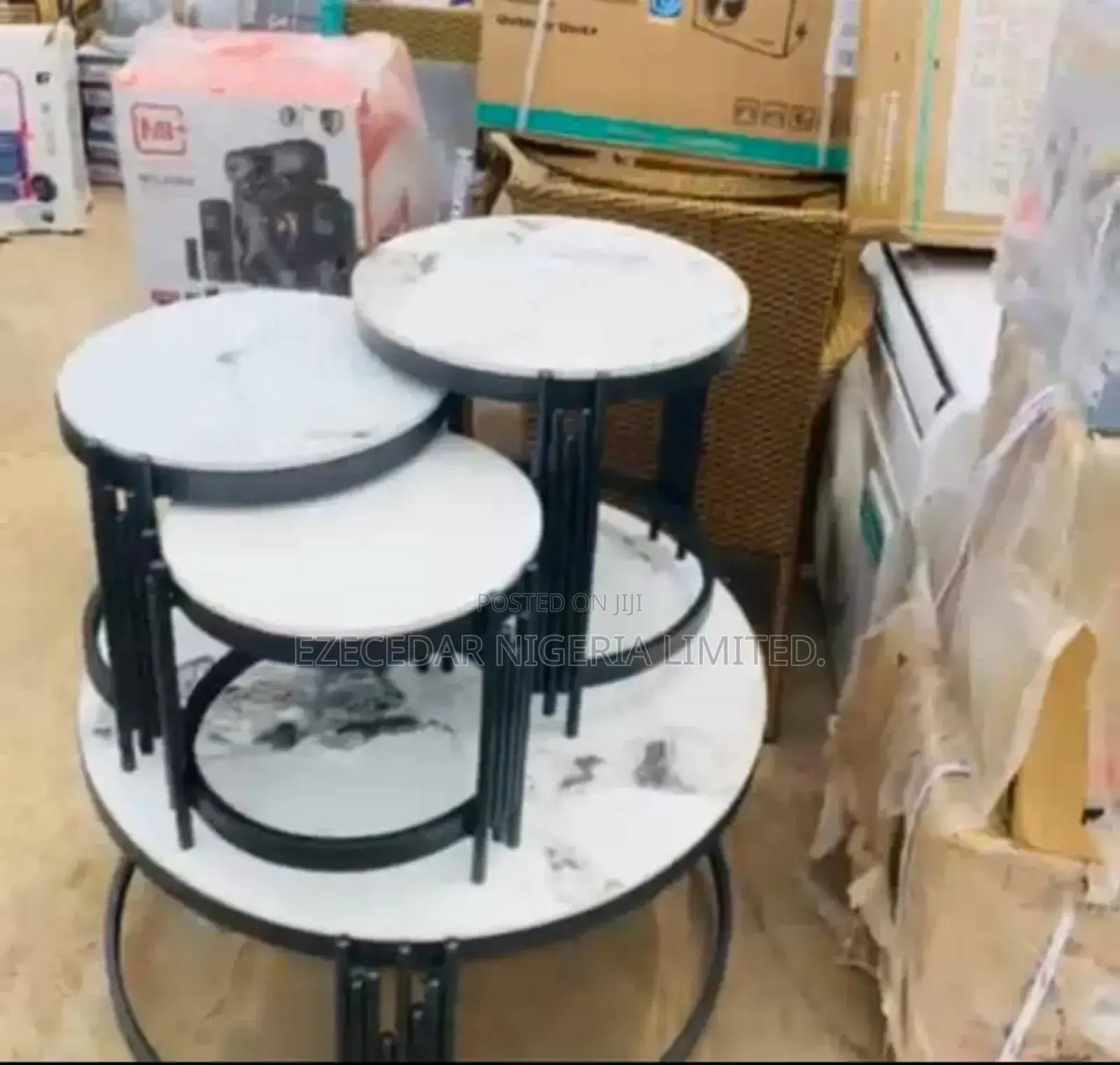 Quality Center Table With 3 Side Stool ₦