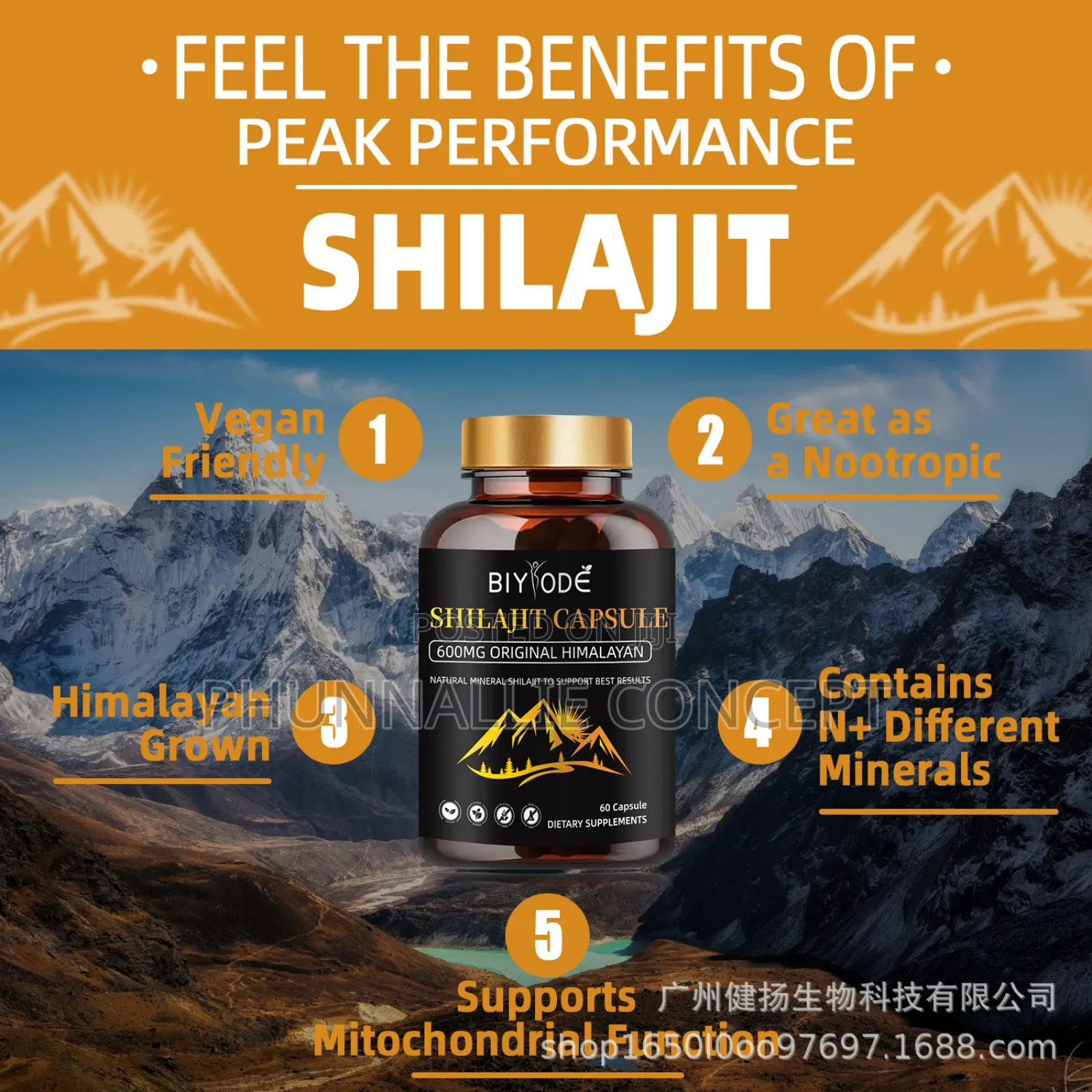 Shilajit Capsule With Himalayan