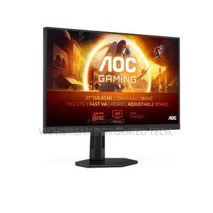 Aoc Q27g4xd - 27 Inch Quad Hd, 180hz, 1ms, Hdr400, Usb Hub Gaming