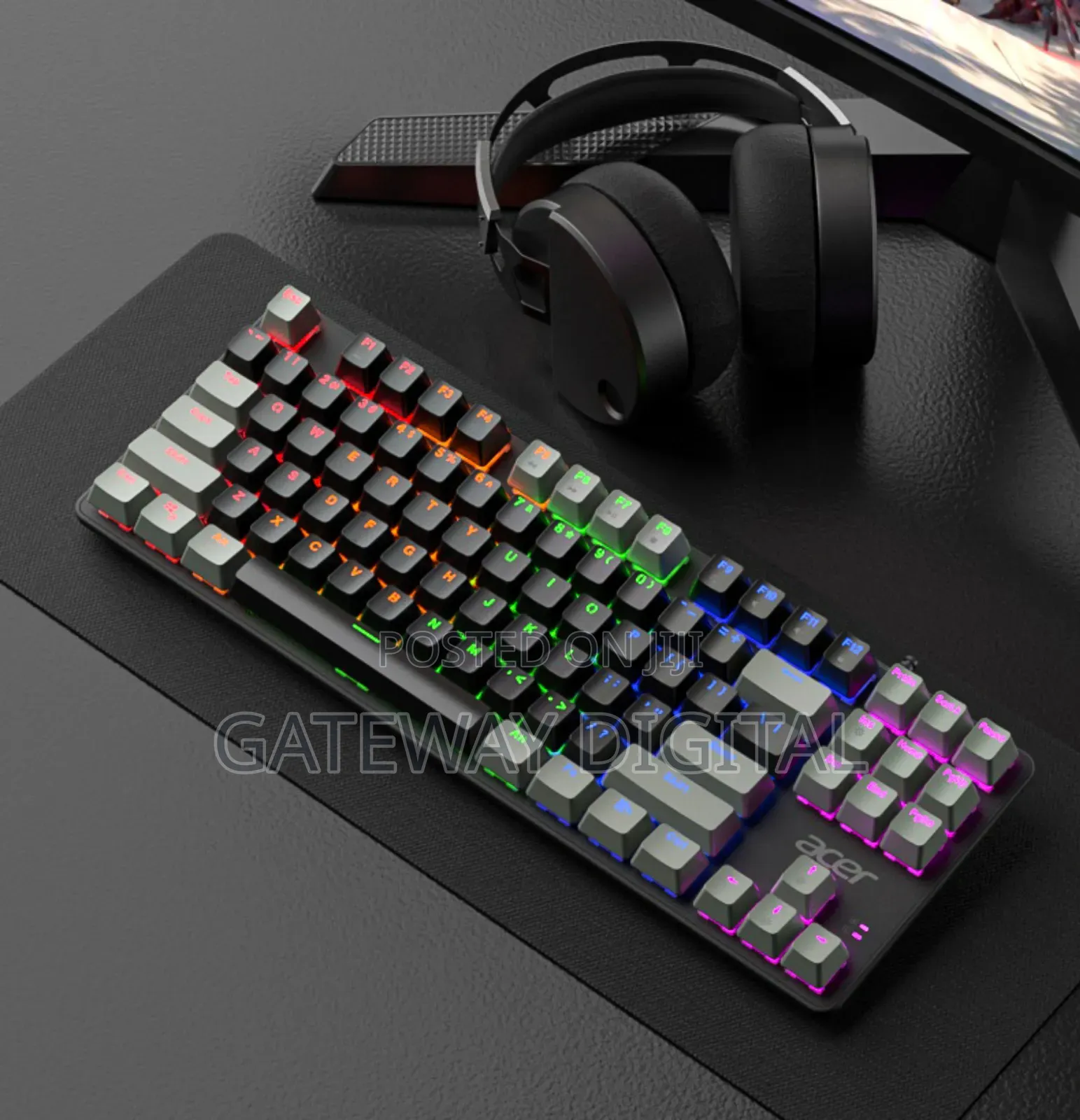 Acer Okw132 87-keys Rgb Wireless Bluetooth Mechanical Gaming Keyboard