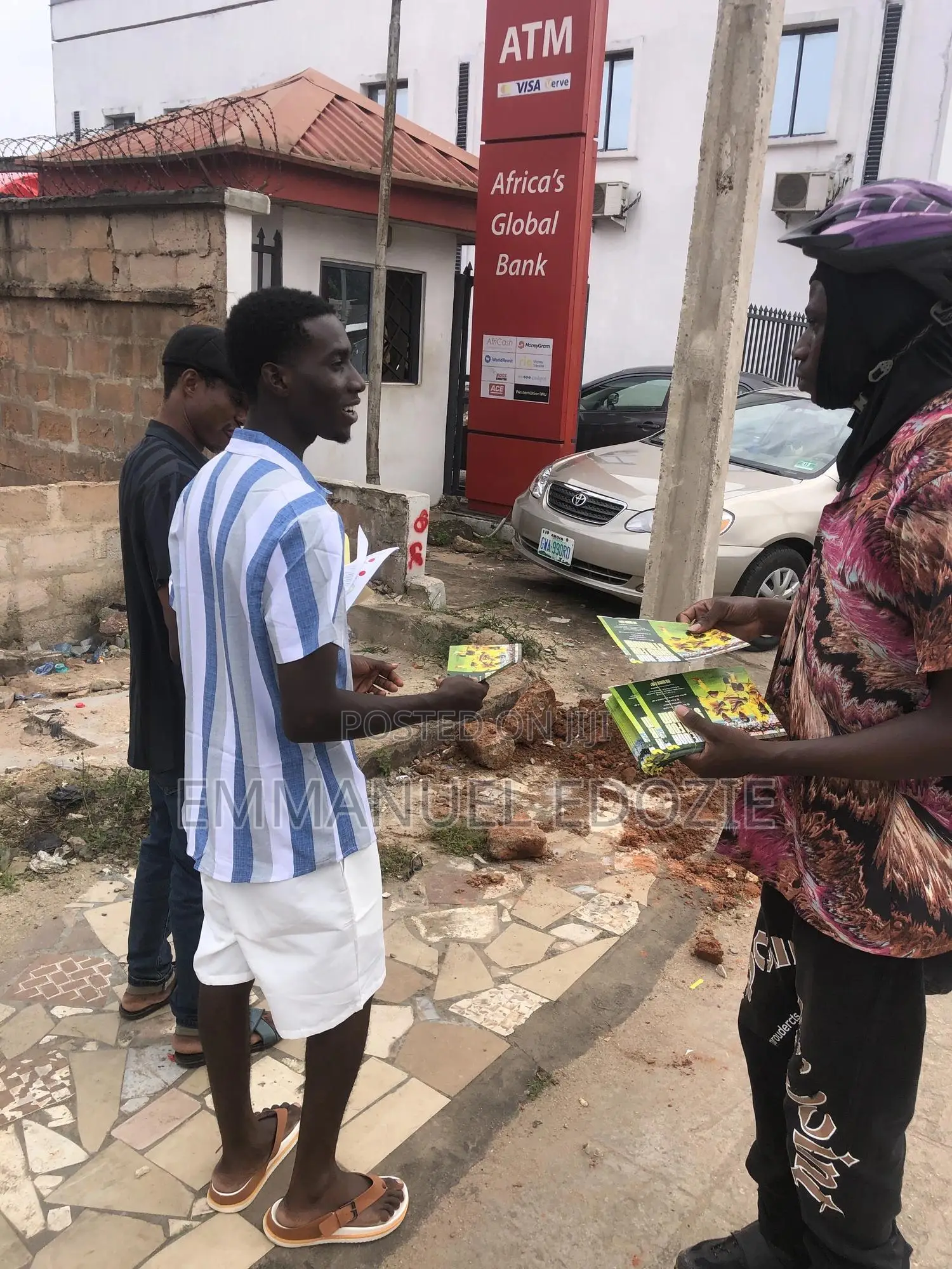 Flyer Distribution With Skate