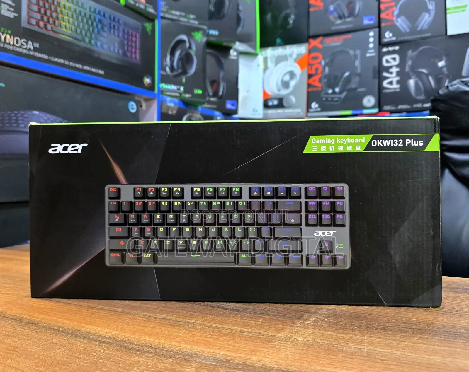 Acer Okw132 87-keys Rgb Wireless Bluetooth Mechanical Gaming Keyboard
