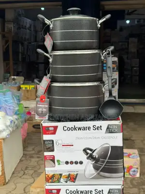 Sumo Nonstick Cookware 
3 Set Pot With Xtra Spoon