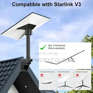 Starlink Gen 3 Mounting Kit (360 Degree Rotation)