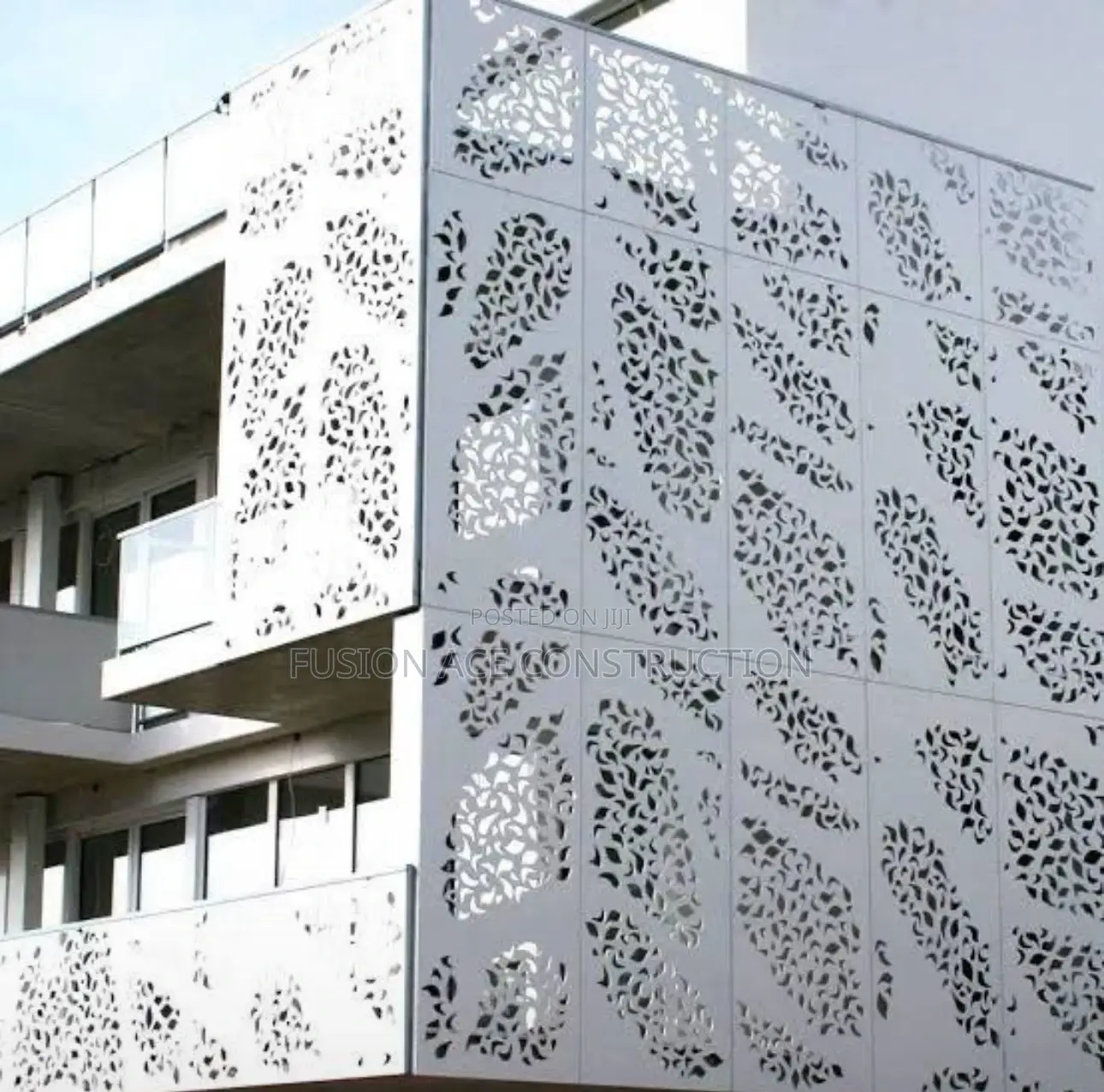Laser Cut Perforated Wall Cladding