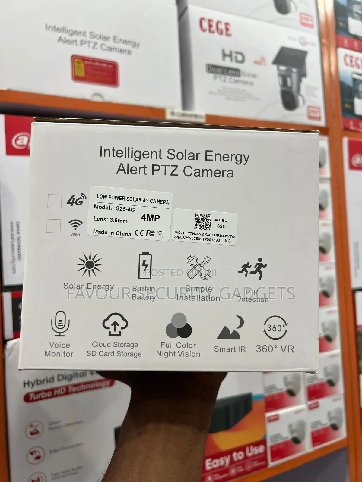 4g Auto Tracking Single Lens Solar PTZ Camera
