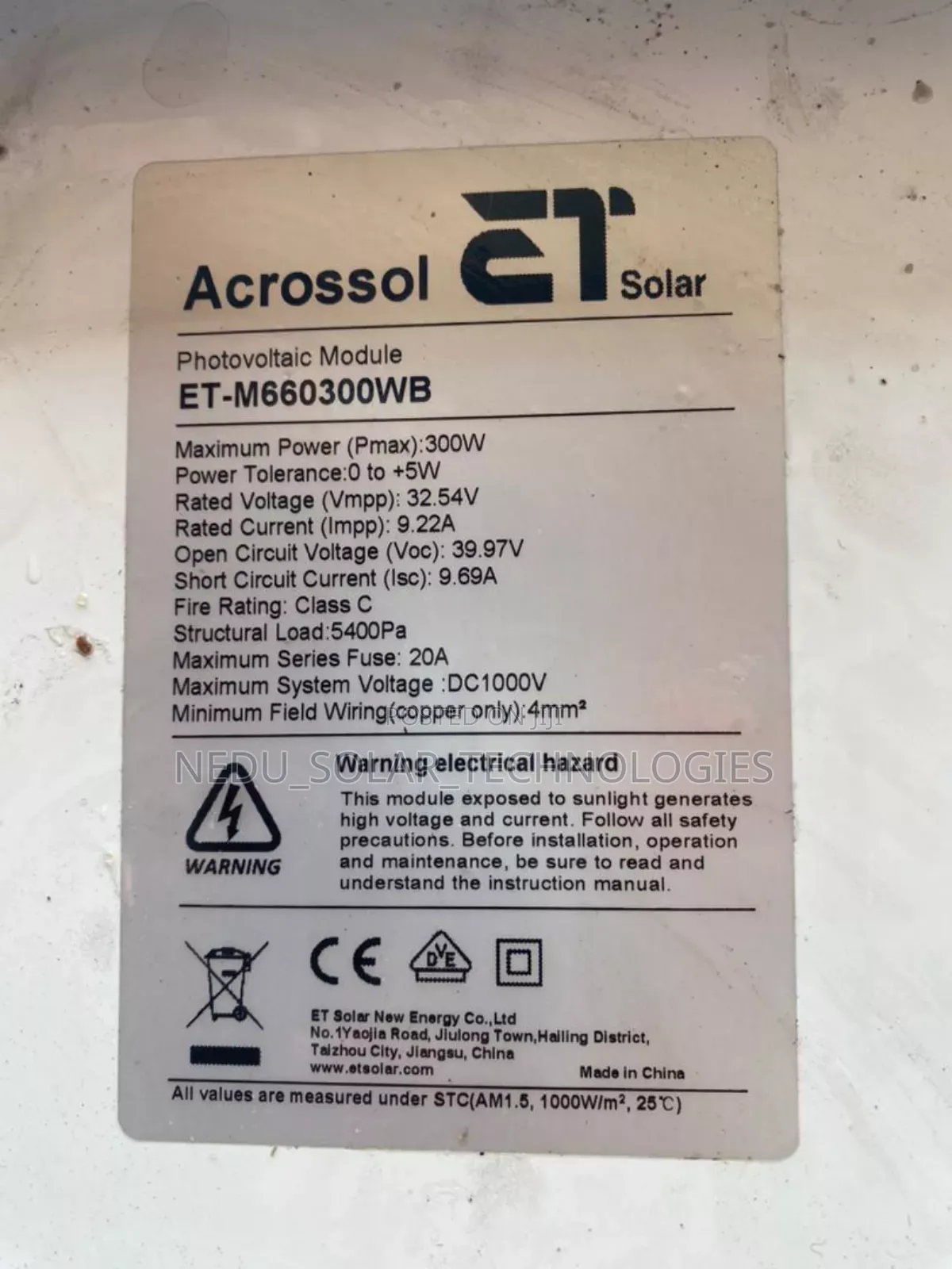 300w Mono Panel