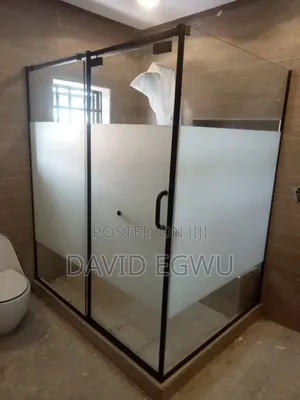 Frosted Glass Shower Cubicle