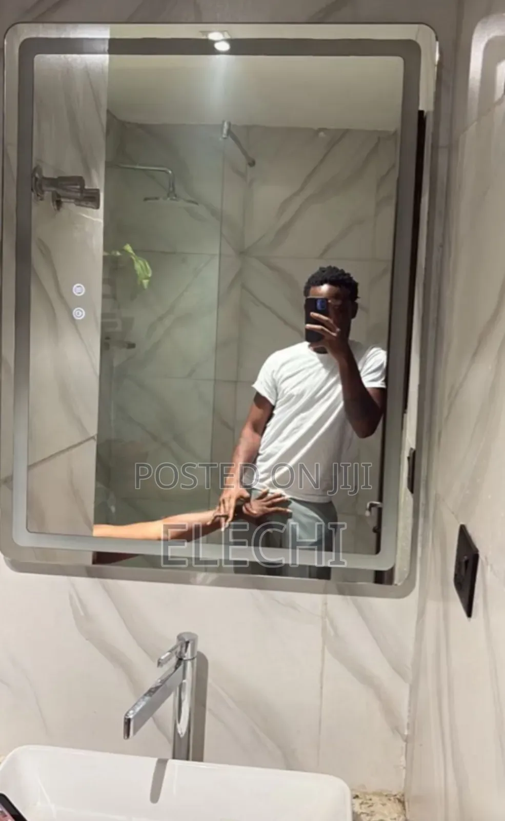Square Led Mirror (Bathroom Or Living Room)