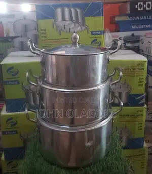 3pc Set Thick SMP Aluminum Pot Ap302 26,28,30cm