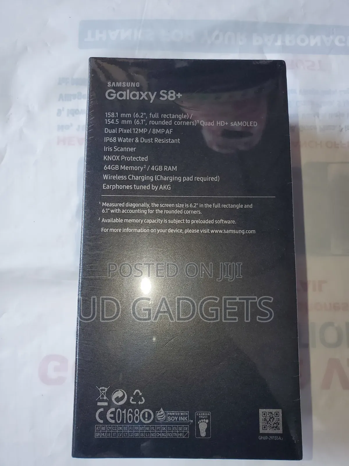 New Samsung Galaxy S8 Plus 64 GB Black