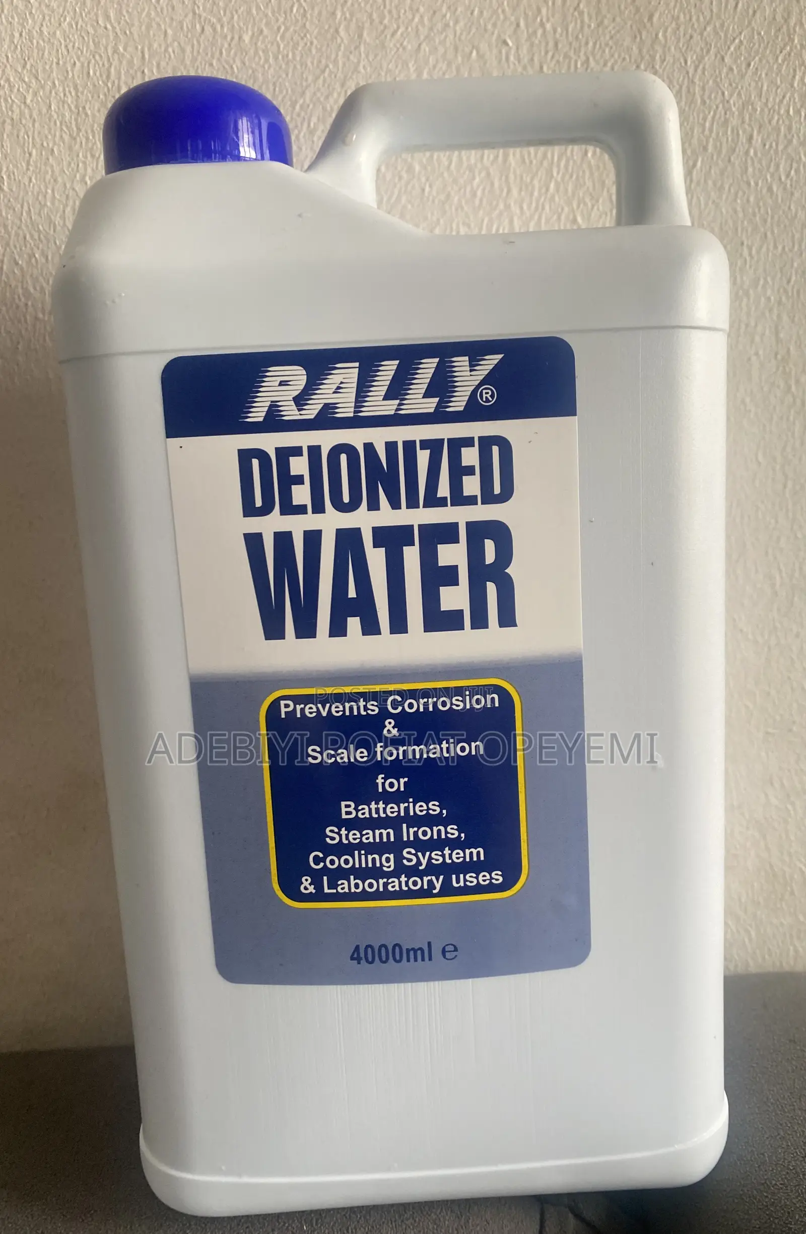 Rally Distilled Water