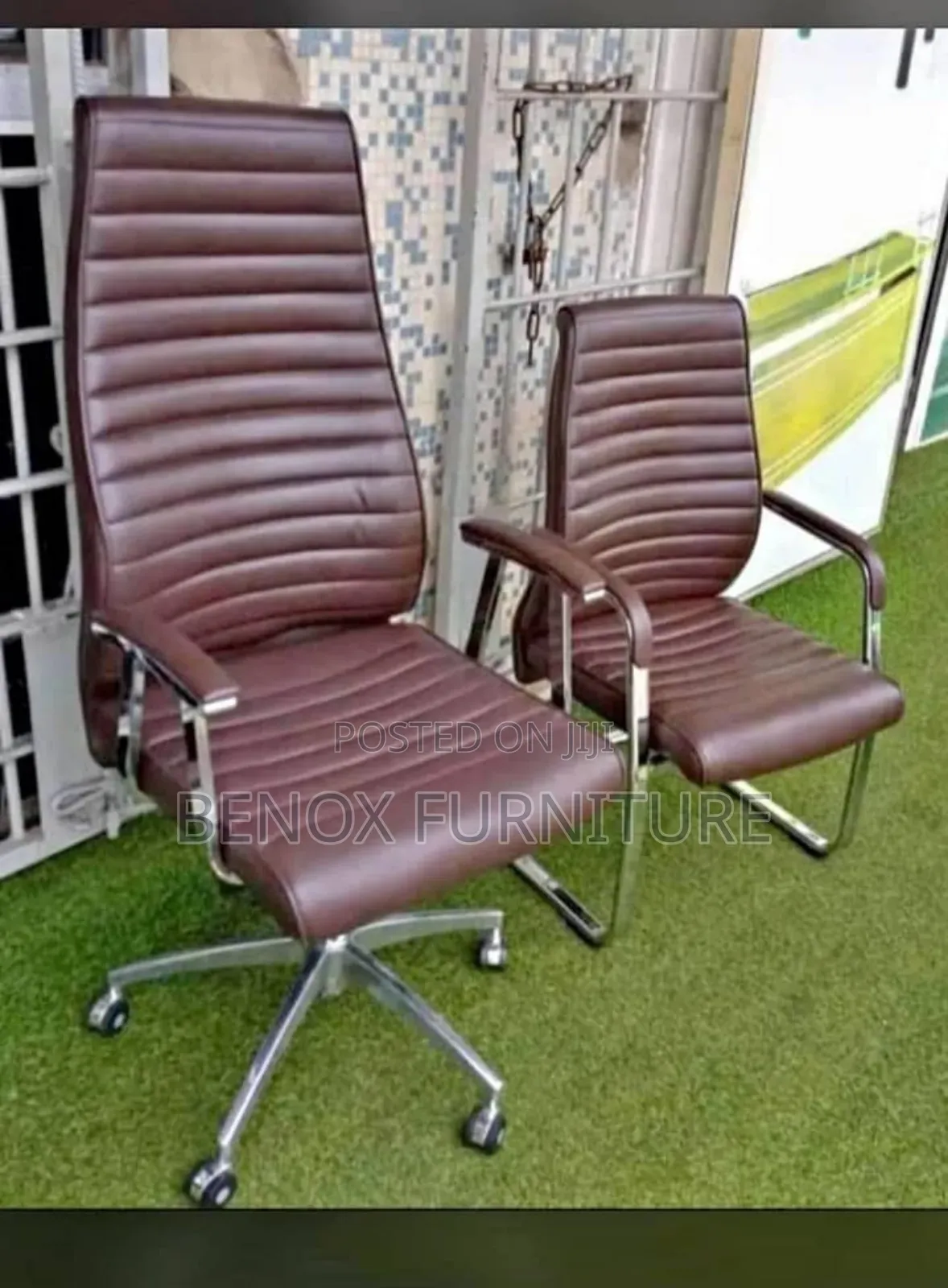 Leather Office Swivel Leather Chair