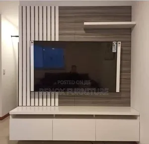 Wooden Design Tv Stand and Shelves