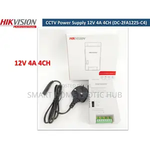 4 Channel Hikvision Cctv Power Supply Box