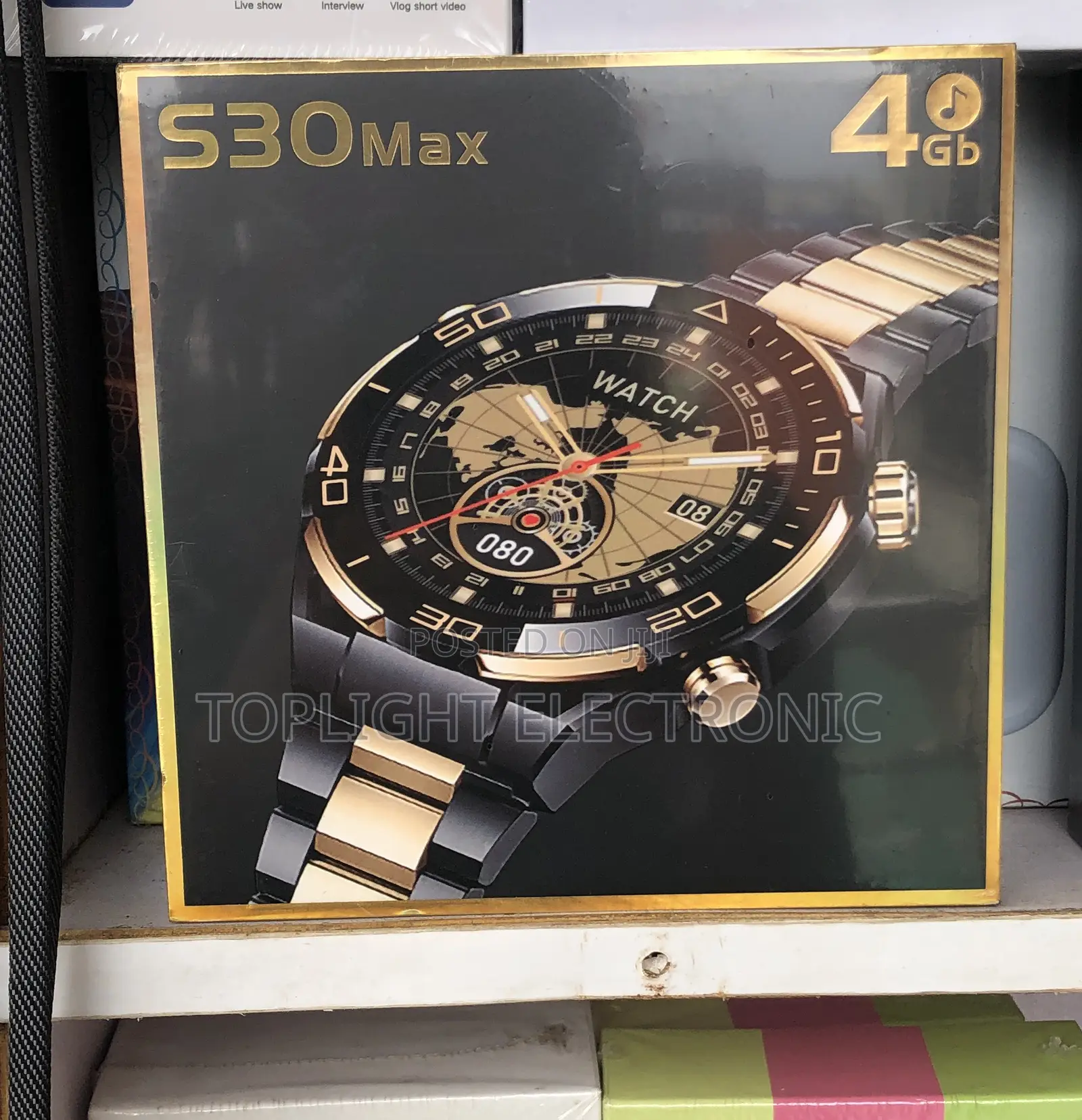 S30 Max + 4gb Smart Watch