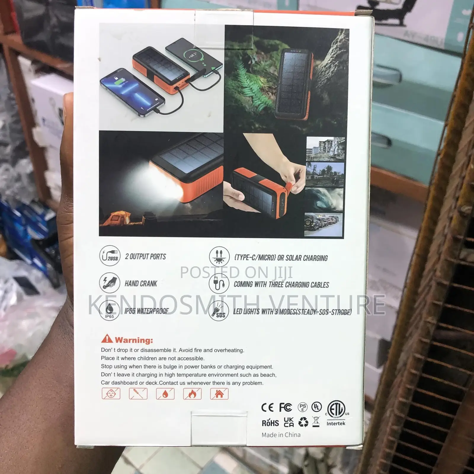 Ps-618 30000mah Solar Powerbank