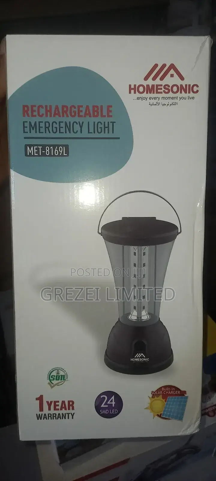 Homesonic Emergency Light