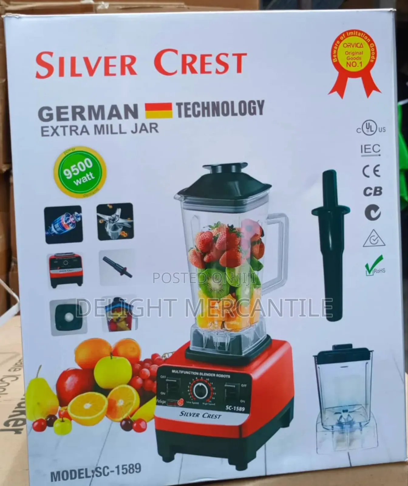 Silver Crest Blender 9500 Watts