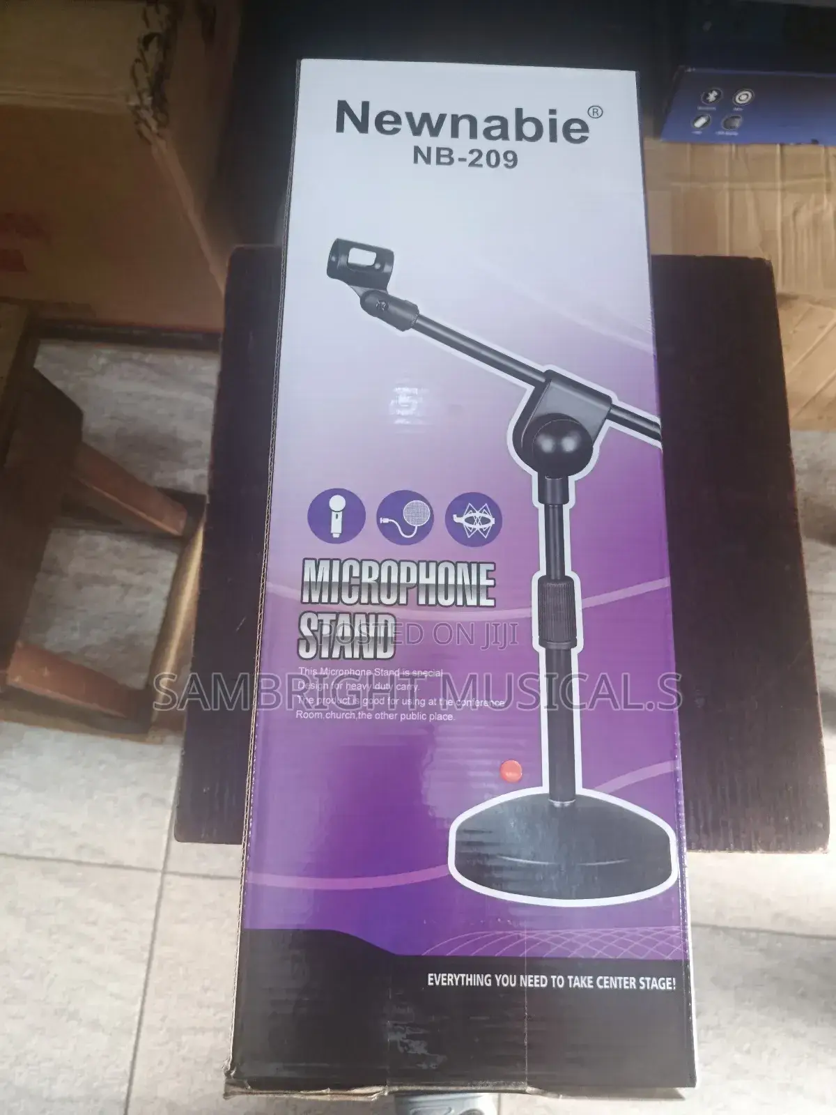 Round Bass Mic Stand