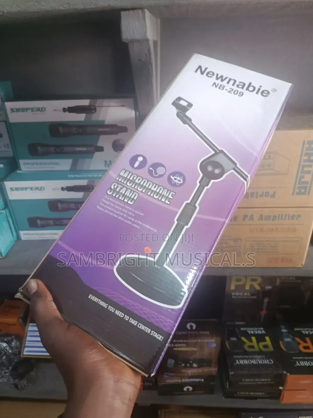 Round Bass Mic Stand