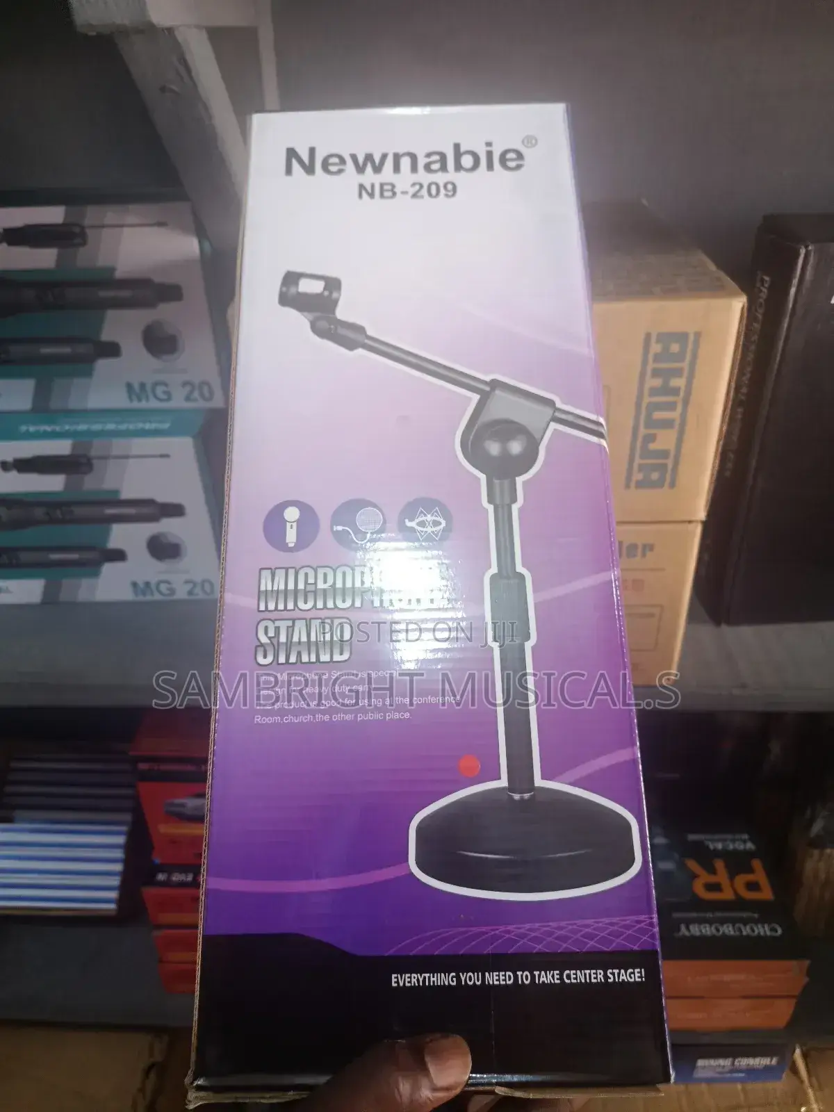 Round Bass Mic Stand