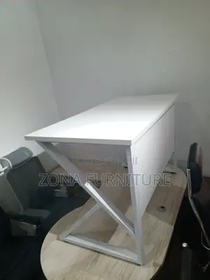 Foreign Design White Office Table 1.2meters by Size