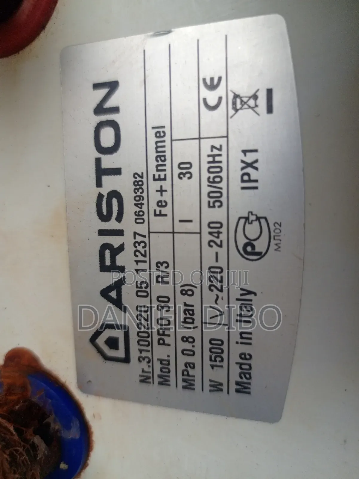 Ariston Water Heater 30litres