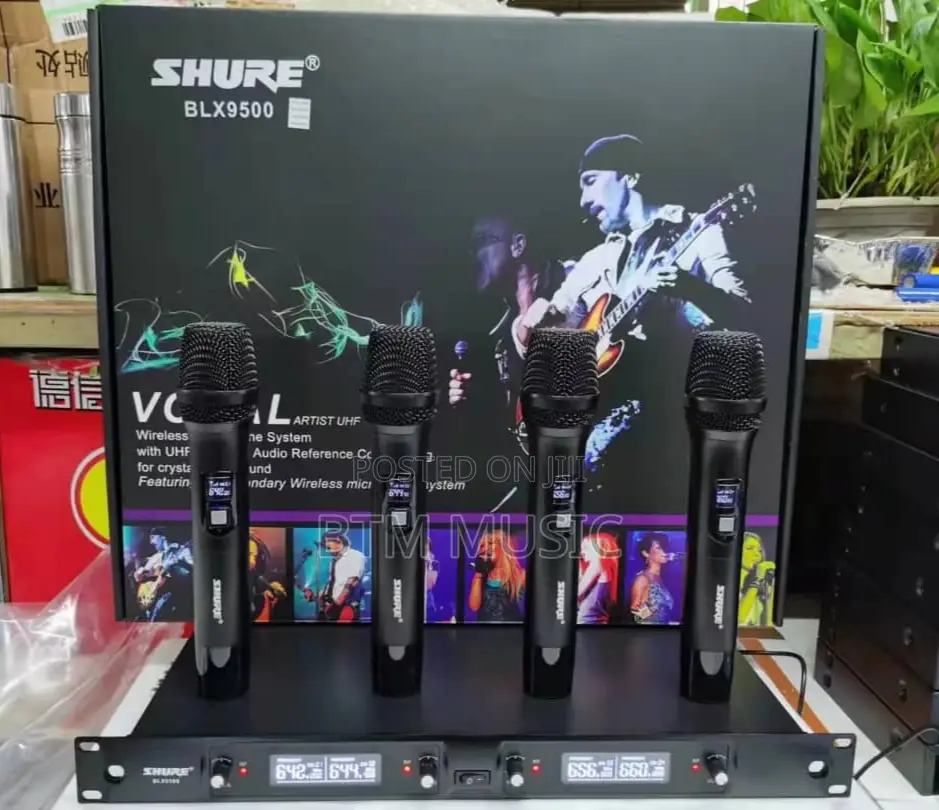 4 Handle Wireless Microphone