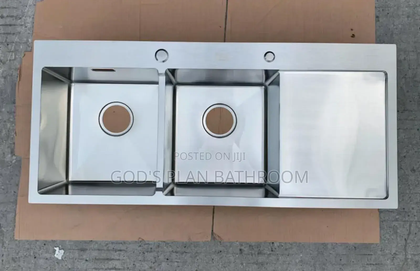 Double Bowl Single Tray Kitchen