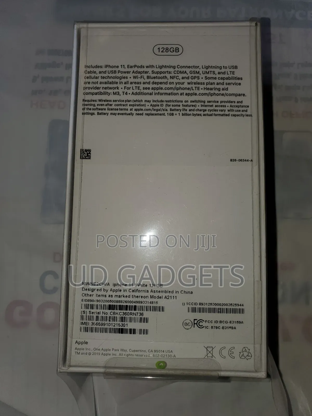 New Apple iPhone 11 128 GB White