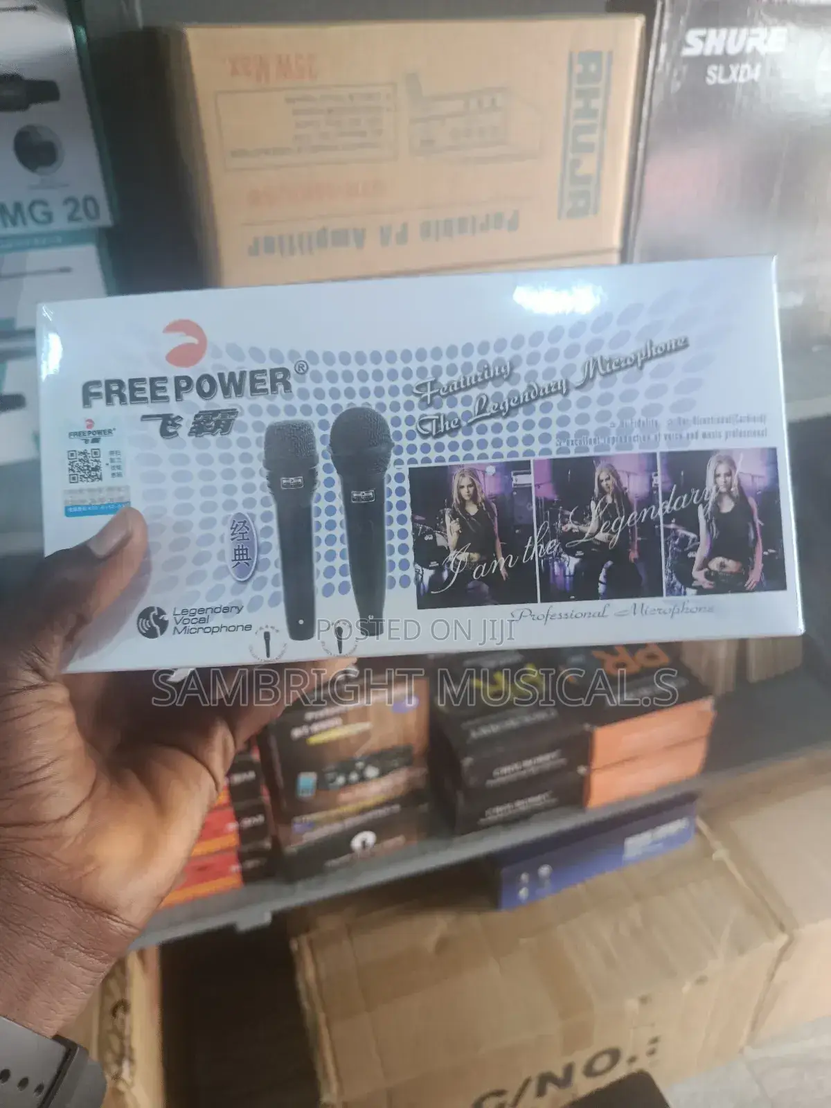 Free Power Fb-168 Dynamic Microphone