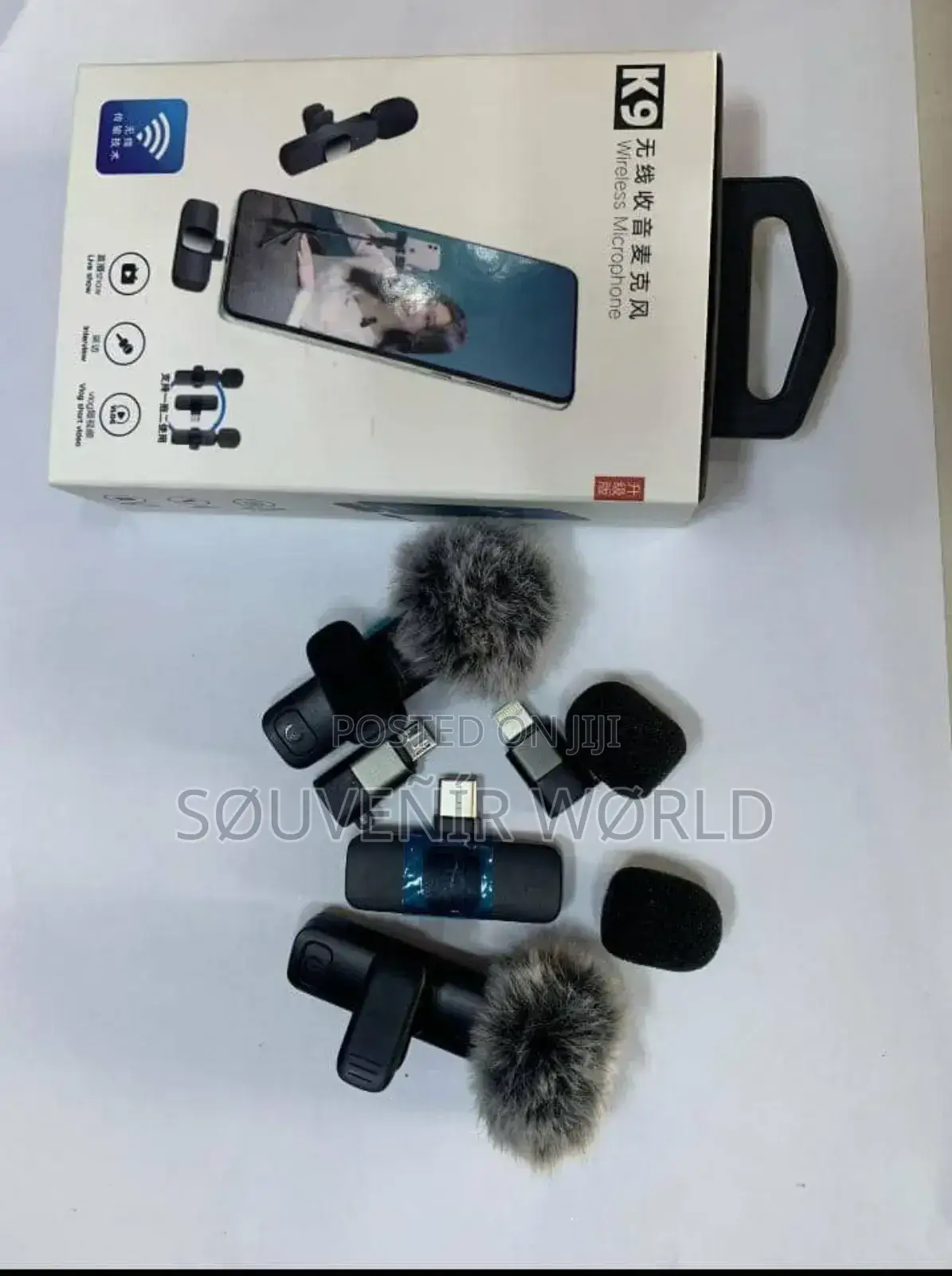 3 in 1 Wireless Lavalier Microphone Universal