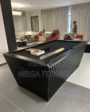 Black Local Design Striped Body Snooker Board