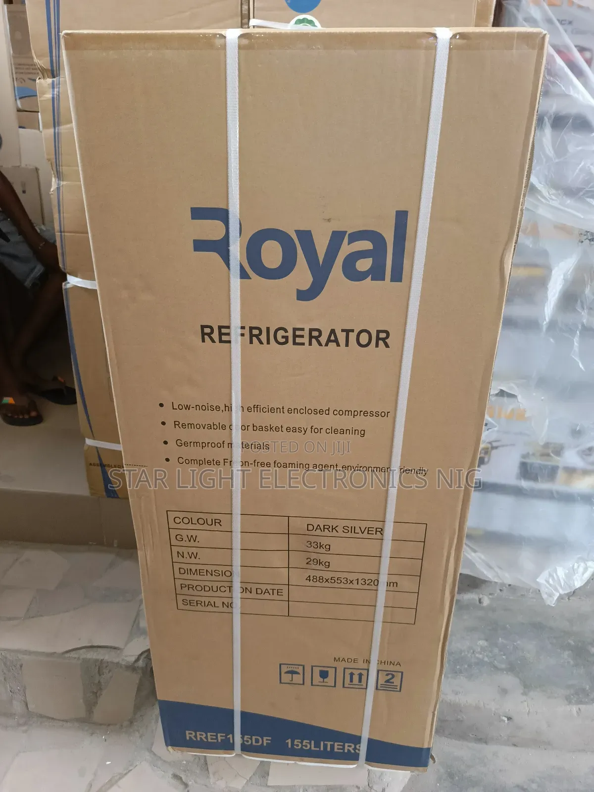 Double Door Refrigerator Royal 155 Liters
