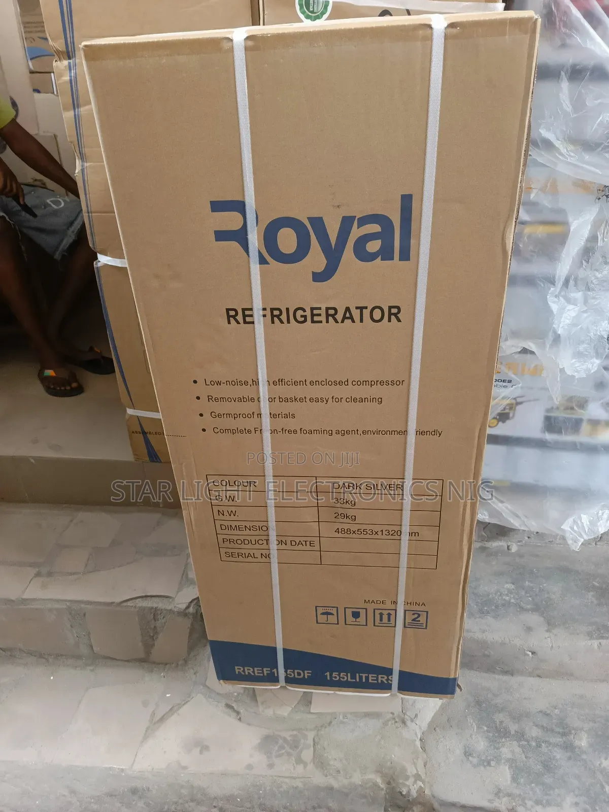 Double Door Refrigerator Royal 155 Liters
