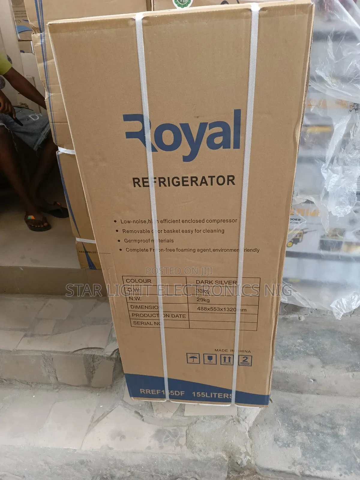 Double Door Refrigerator Royal 155 Liters